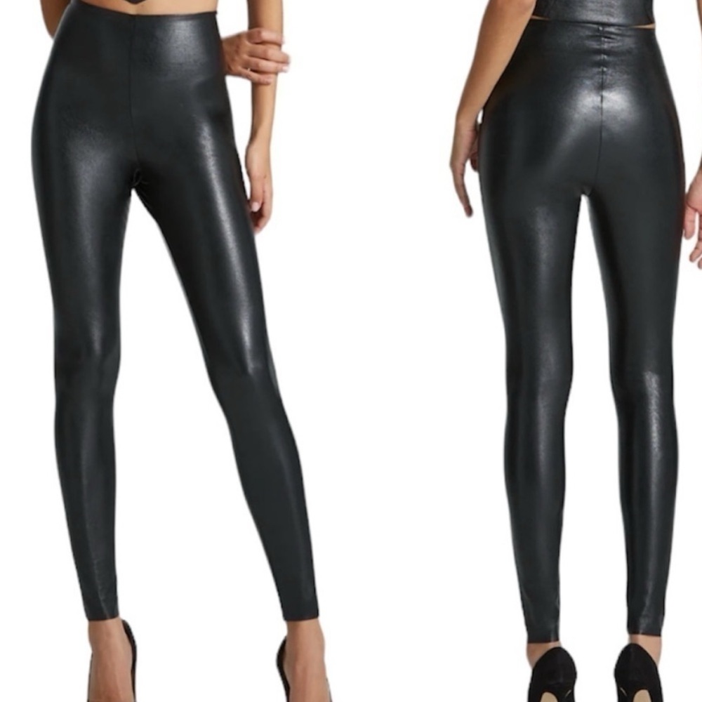 Commando Glossy Black Leggings